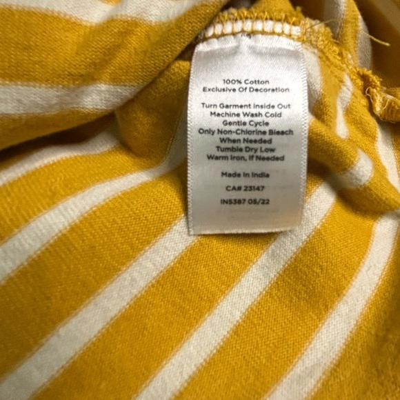 Talbots Yellow long sleeve top. Size Medium. - Picture 6 of 11